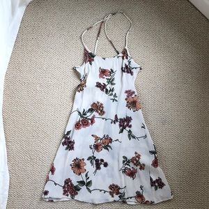 Brandy Melville Open Cross Back Floral Sundress